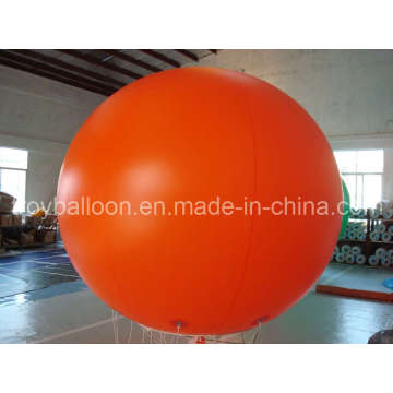Plain Orange Inflatable Balloon
